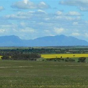 Approaching the Stirling Ranges from the north