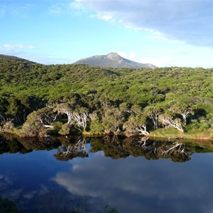 Reflection in the inlet