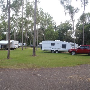 Campsite at the Big 4 Howard Springs.