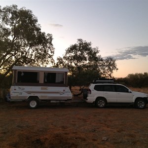 Camping at J C Hotel Ruins