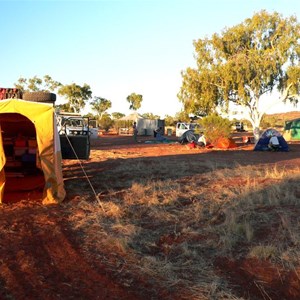 A small part of the Batton Hill camp