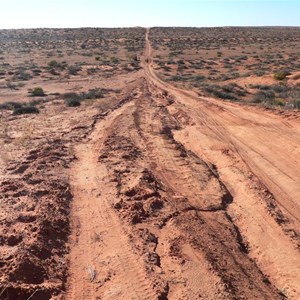 Rig Road - broken surface in places