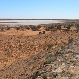 View from the top of a knoll