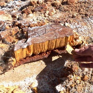 Unusual crystals at Purnie Bore