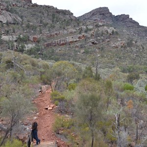 On the Arkaroo Rock walk