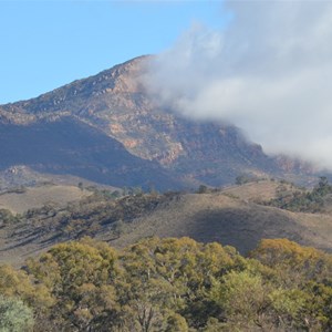 Low cloud cover over St Mary Peak