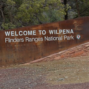 Entering Wilpena Pound