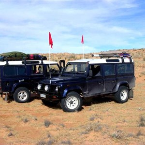 Double-Trouble in the Simpson Desert