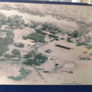 Old photograph of Currawinya Homestead
