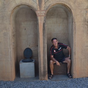 Not so public toilets, Silverton Gaol, NSW