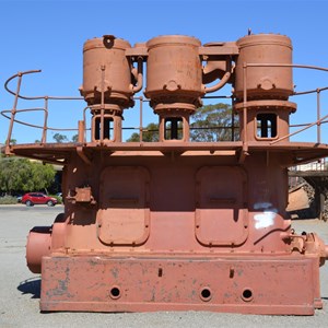 Steam Winding Engine, Broken Hill, NSW.