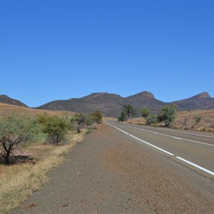 Approaching Flinders Ranges, South Australia