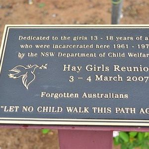 Plaque at Hay Gaol says it all - too late!