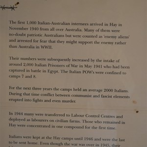 Italian-Australian internees at Hay