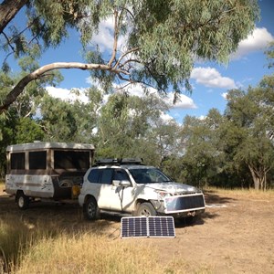 Keeping my batteries topped up for a few day's camp