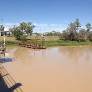 Foot bridge over the Thompson R.  