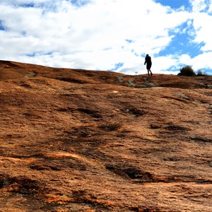 walking on McDermid rock