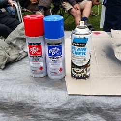 Axle crack testing demo