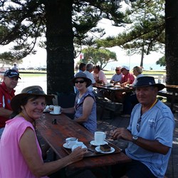 Coffee break at Byron Bay