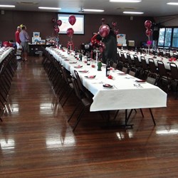 Almost finished, just balloons to add.  Looked fabulous.