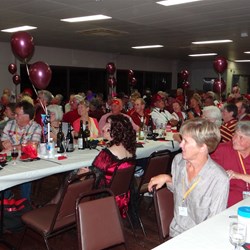 The evening in full swing.