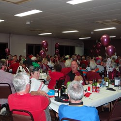 The night in full swing & everyone enjoying themselves.