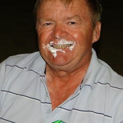 And the winner, with a very creamy grin.