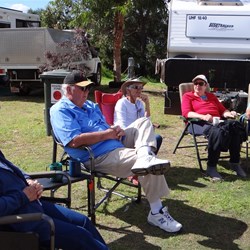 Enjoying morning coffee in the sun.  Much better after yesterdays rain.