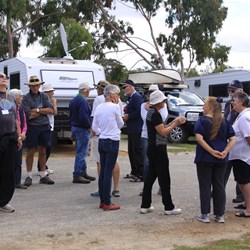 Lots of catching up with friends.  Good times