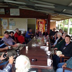   It was great to have another excuse for morning tea, having John & Wendy H drop in to say hello.