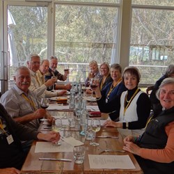 Table 2 at the winery.