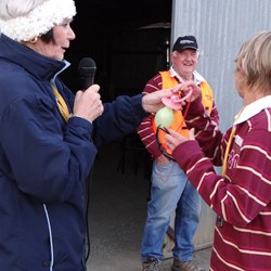 Meg giving Sue T a spit the dummy award.
