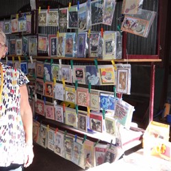Sue with her selection of beautiful cards.