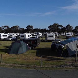 80 or so vans attending the muster.