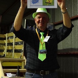 David McKinlay with his PDB award.