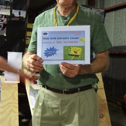 Neil with his PDB award.