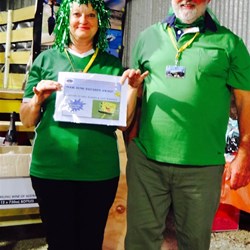 Another pair Faye & Greg with their PDB award.