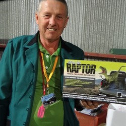 Noel won the Raptor raffle.