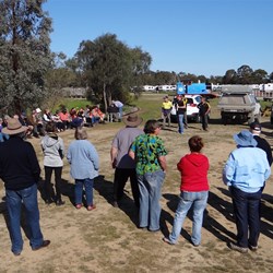 A demonstration from the Fire Brigade in the afternoon.
