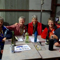 The winning table at the Quiz night.