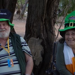 John & Sandy enjoying the fun.