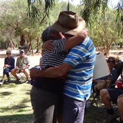 Runner up getting his prize was Roger