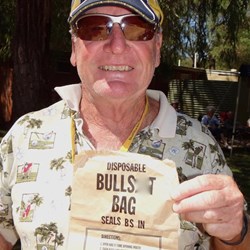 Wanted "Dead or Alive" !!  Trev with his trophy.