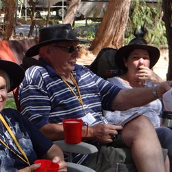 Rooster reading out the list of fines incurred by players this morning.