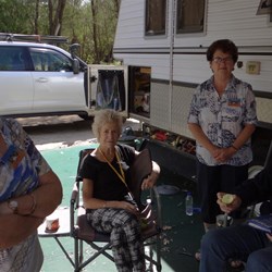 Around the campsite.