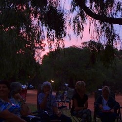 Sun setting and still going.