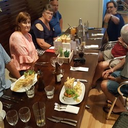 Dinner at mumms on myall