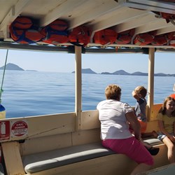 Boat trip on port Stephens