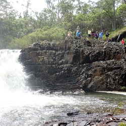 D - 3 We made it. McKenzie Falls. 