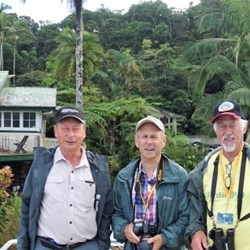 D 4 - Lake Barrine Tea House viewed from the top deck of our cruise boat